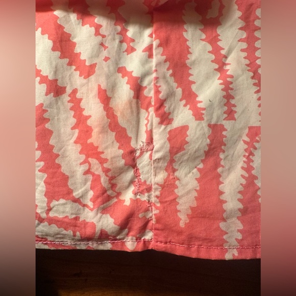 FLORA BAE, NEW YORK. NWT. Stefanie Cotton Shift Dress -Pink w/ Tropical Print XS - Picture 13 of 15